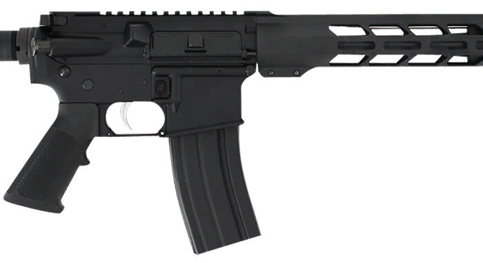 Anderson B2K869A020 AM-15 Utility 5.56x45mm NATO 30+1 16", Black, 12" M-Lok, A2 Grip, Carbine Stock, Flash Hider