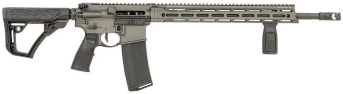 Daniel Defense 0212810739047 DDM4 V7 Pro 5.56x45mm NATO 18" 30+1, Cobalt Rec, Black OEM Overmolded Stock & Grip, Geissele Trigger