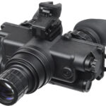 AGM Global Vision 12W7P122154211 Wolf-7 PRO NW1 Night Vision Goggles Black 1x 27mm, Generation 2+ Level 1, 45-54 lp/mm Resolution, White Filter 1 154076