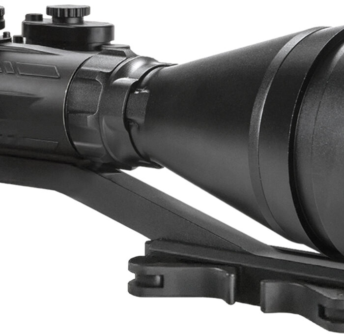 AGM Global Vision 15WP6623474111 Wolverine Pro-6 3APW Night Vision Rifle Scope Matte Black 6x100mm Gen 3 Auto-Gated White Phosphor Illuminated Red Chevron w/Ballistic Drop Reticle