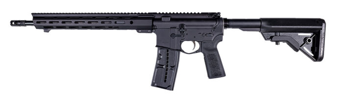 Franklin Armory 0010062BLK F17 L 17 WSM 10+1 16" Black Precision Barrel, Black Aluminum w/M-LOK & Picatinny Rail Receiver, Black Adjustable B5 Bravo Stock