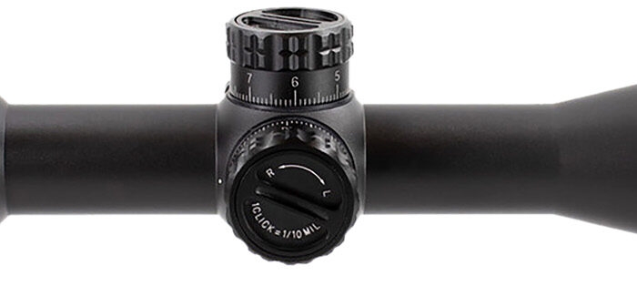 Aim Sports  Alpha 6  Black Anodized 2.5-15x 50mm 30mm Tube MR1-MRAD Reticle