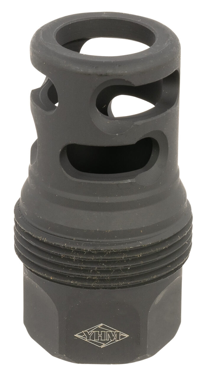 Yankee Hill 4445MB32 sRx Q.D. Muzzle Brake Short Black Phosphate Steel with 5/8"-32 tpi for sRx Adapters