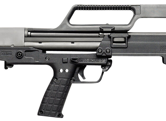 Kel-Tec KSG410BLK KSG  410 Bore 18.50" 3" 10+1, Black, Polymer Grip, Synthetic Fixed Stock, Cary Handle Fiber Optic Sights