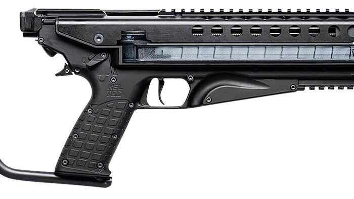 Kel-Tec R50BLK R50  5.7x28mm 50+1 16.10" Threaded Barrel, Black Receiver & Polymer Grip, Side-Folding Stock, Adjustable Sights, QD Sling Mount
