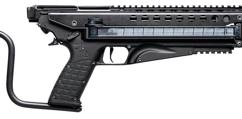 Kel-Tec R50BLK R50  5.7x28mm 50+1 16.10" Threaded Barrel, Black Receiver & Polymer Grip, Side-Folding Stock, Adjustable Sights, QD Sling Mount