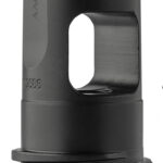 ADVANCED ARMAMENT COMPANY 64132 Blackout Muzzle Brake 22 Cal 1/2"-28 tpi, Black Steel, for AAC 51T Suppressors 1 154372