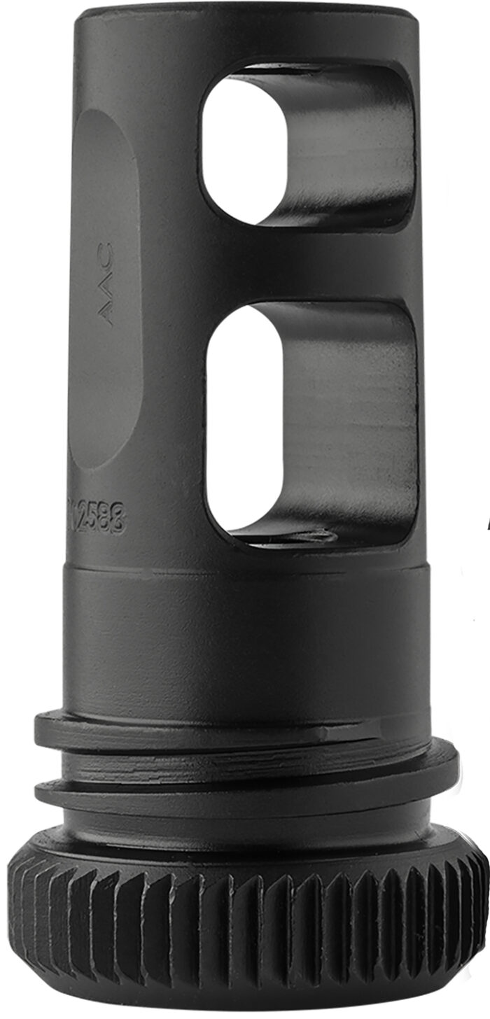 ADVANCED ARMAMENT COMPANY 64132 Blackout Muzzle Brake 22 Cal 1/2"-28 tpi, Black Steel, for AAC 51T Suppressors