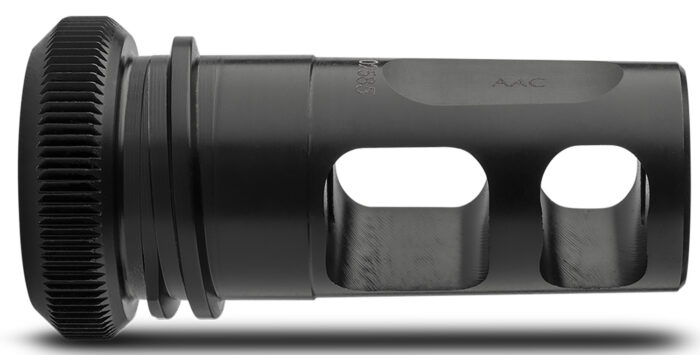 ADVANCED ARMAMENT COMPANY 64133 Blackout Muzzle Brake 30 Cal 5/8"-24 tpi, Black Steel, for AAC MK13-SD Suppressors