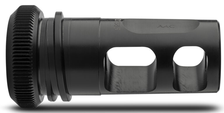ADVANCED ARMAMENT COMPANY 64133 Blackout Muzzle Brake 30 Cal 5/8"-24 tpi, Black Steel, for AAC MK13-SD Suppressors