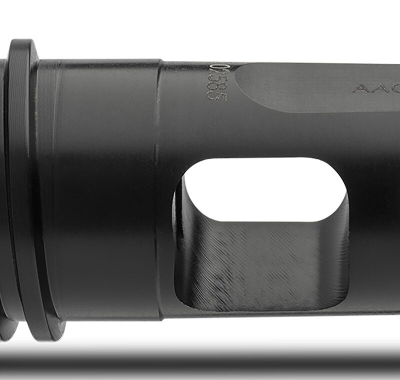 ADVANCED ARMAMENT COMPANY 64133 Blackout Muzzle Brake 30 Cal 5/8"-24 tpi, Black Steel, for AAC MK13-SD Suppressors
