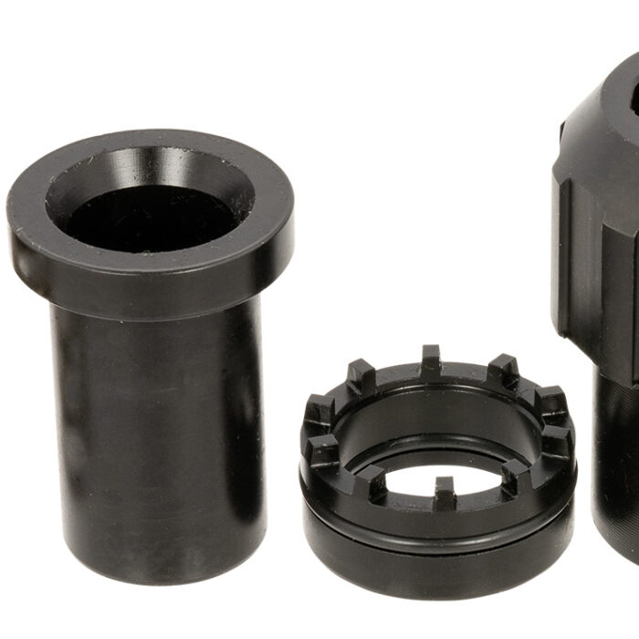 ADVANCED ARMAMENT COMPANY 64254 Triad 3-Lug Adapter  9mm Luger 17-4 Stainless Steel Black