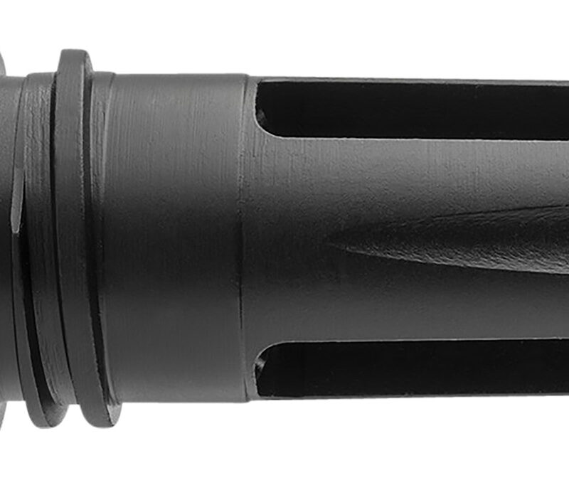 ADVANCED ARMAMENT COMPANY 64141 Blackout Flash Hider  22 Cal (6.56mm) 1/2"-28 tpi, Black Steel, for AAC 51T Suppressors