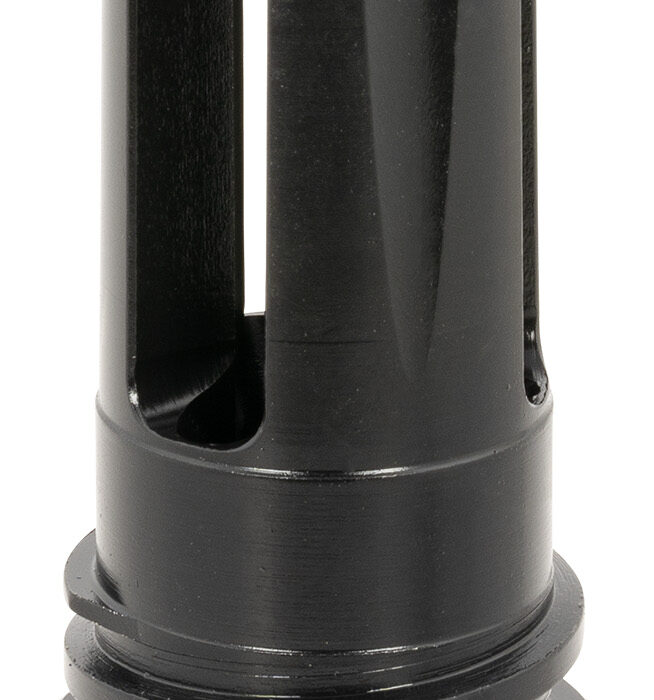 ADVANCED ARMAMENT COMPANY 64725 Blackout Flash Hider  30 Cal (7.62mm) 5/8"-24 tpi, Black Steel, Standard Socket, for AAC 51T Suppressors