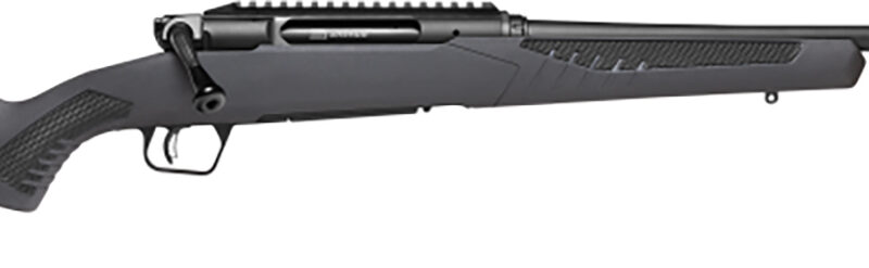 Savage Arms 57910 Impulse Driven Hunter 300 Win Mag 3+1 20" Matte Black Threaded Barrel, Matte Black Carbon Steel Receiver w/Picatinny Rail, Gray AccuStock Synthetic Stock, Ambidextrous