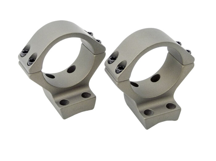 Talley SB930735 Scope Mount/Ring Combo  Smoked Bronze Cerakote 1" Tube Fits X-Bolt Low Rings