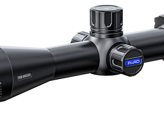 PARD TS3445LRF TS34/45 LRF Thermal Rifle Scope w/Laser Rangefinder, Black 4.7x45mm, Multi Reticle, 2x/4x/6x Zoom, 384x288 50Hz Resolution