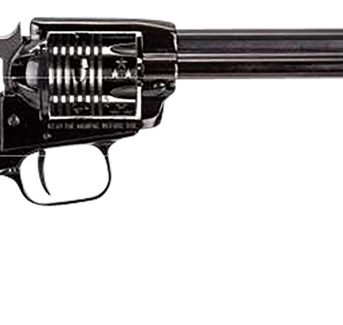 Heritage Mfg RR22B6ECSS Rough Rider Independence Day 22 LR 6 Shot 6.50" Black Oxide Barrel & Frame, Black Oxide w/Engraved US Flag Cylinder, Custom Designed US Flag w/Soldier Grips