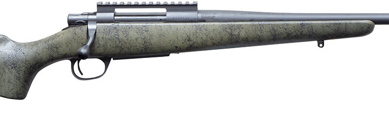Howa HCSL65CRGRN 1500 Superlite Full Size 6.5 Creedmoor 5+1 20" Blued Threaded Barrel, Blued Picatinny Rail Steel Receiver, Green w/Black Webbing Fixed Stocky's Synthetic Stock