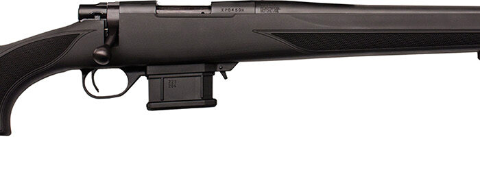 Howa HMA60804B M1500 Mini Action Compact 6mm ARC 5+1 20" Black Steel Barrel, Black Drilled & Tapped Steel Receiver, Black Fixed HTI Synthetic Stock, Right Hand