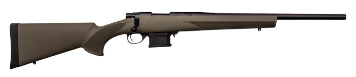 Howa HMA60804G M1500 Mini Action Compact 6mm ARC 5+1 20" Black Steel Barrel, Black Drilled & Tapped Steel Receiver, OD Green Fixed HTI Synthetic Stock, Right Hand
