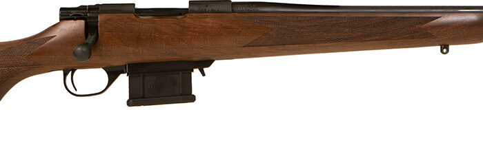 Howa HWH6ARC M1500 Mini Hunter 6mm ARC 5+1 22" Black Threaded Barrel, Black Drilled & Tapped Steel Receiver, Walnut Fixed Stock, Right Hand