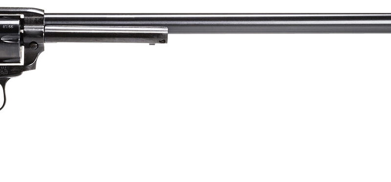 Heritage Mfg RR22B16USFLAG Rough Rider  22 LR 6 Shot, 16" Black Oxide Steel Barrel, Black Oxide Zinc Alloy Frame, Black Oxide Cylinder, US Flag Grip, Manual Safety, Exposed Hammer