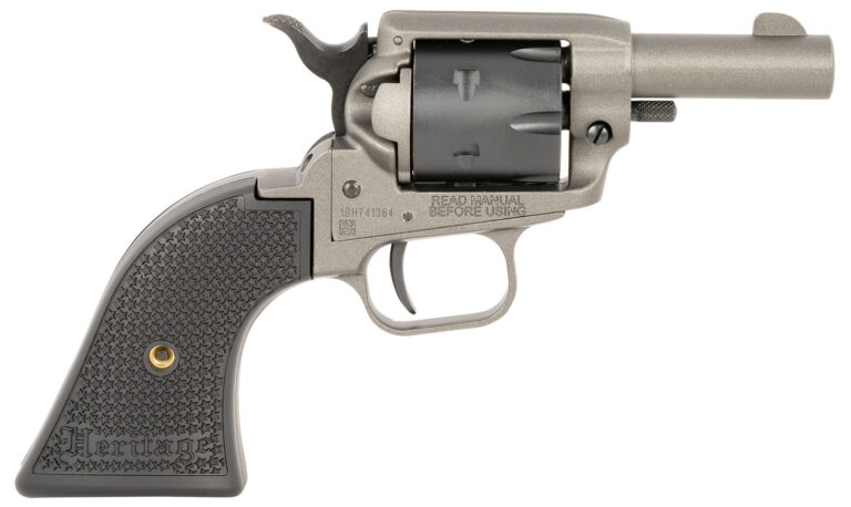 Heritage Mfg BK22C2 Barkeep  22 LR 6 Shot 2.68" Tungsten Gray Cerakote Barrel, Tungsten Gray Cerakote w/Black Accents Frame, Black Cerakote Cylinder, Black Star Polymer Grips