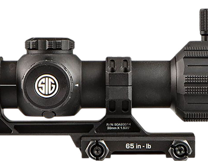 Sig Sauer Electro-Optics SOTM61002 Tango-MSR LPVO Black 1-6x24mm 30mm Tube Illuminated BDC6 Reticle