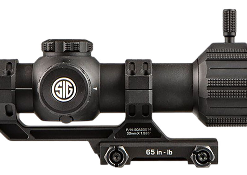 Sig Sauer Electro-Optics SOTM61002 Tango-MSR LPVO Black 1-6x24mm 30mm Tube Illuminated BDC6 Reticle