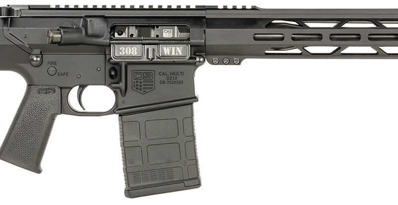 Diamondback DB1222C001 DB10  308 Win 20+1 13.50", Black, Carbon Lower, 9" M-LOK Handguard, Black Padded Buffer Tube/Magpul Grip
