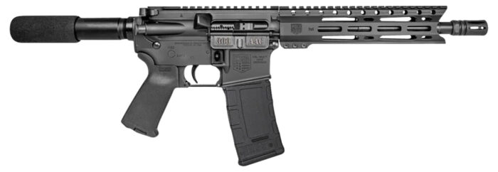 Diamondback DB1915B001 DB15  300 Blackout 28+1 10", Black, Carbon Lower, 9" M-LOK Handguard, Padded Buffer Tube, Magpul Grip