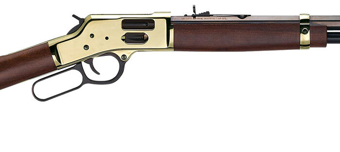 Henry H006GC Side Gate  45 Colt (LC) 10+1 20" Blued Octagon Barrel, Polished Brass Rec, American Walnut Stock, Adj. Sight