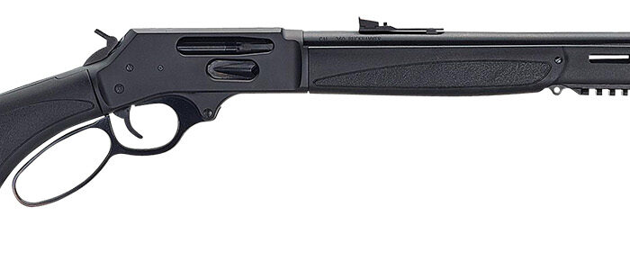 Henry H009X-360BH X Model  Full Size 360 Buckhammer 5+1 21.37" Blued Steel Barrel, Blued Drilled & Tapped Stainless Steel Receiver, Fixed Black Synthetic Stock, Right Hand