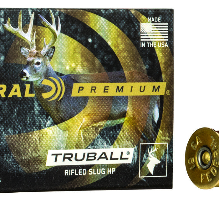 Federal PB127RS Premium Vital-Shok TruBall 12Gauge 2.75" 1oz RifledSlug Shot 5 Per Box/50 Case
