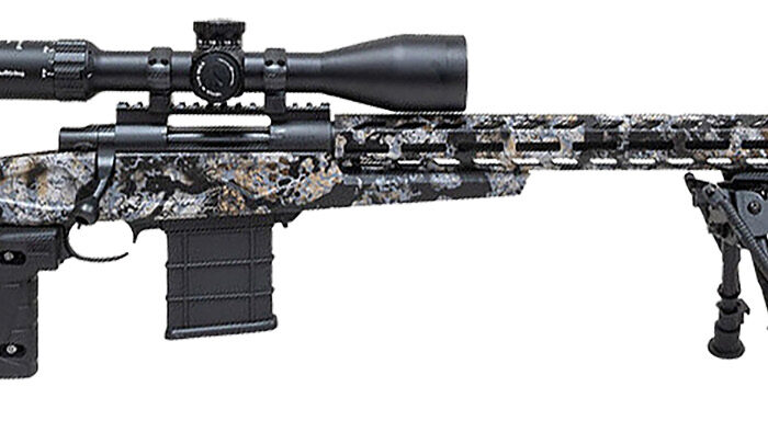 Howa HCRA65CSKY M1500 APC Chassis 6.5 Creedmoor 24" Heavy Barrel 10+1 (3), Kryptek Skyfall Camo, Luth-AR MBA-4 Stock with Aluminum Chassis, 4-16x50 Scope, Bipod & 2 Grips