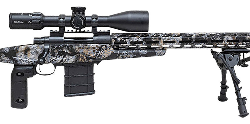 Howa HCRA308SKY M1500 APC Chassis 308 Win 24" Heavy Barrel 10+1 (3), Kryptek Skyfall Camo, Luth-AR MBA-4 Stock with Aluminum Chassis, 4-16x50 Scope, Bipod & 2 Grips