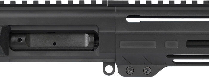 CMMG 57BA8AEAB Dissent MK4 5.7x28mm 6.50", Left Side Charging Handle, Armor Black, Zeroed Linear Comp, 4.60" M-LOK Handguard, Picatinny End Plate, Fits AR-Platform