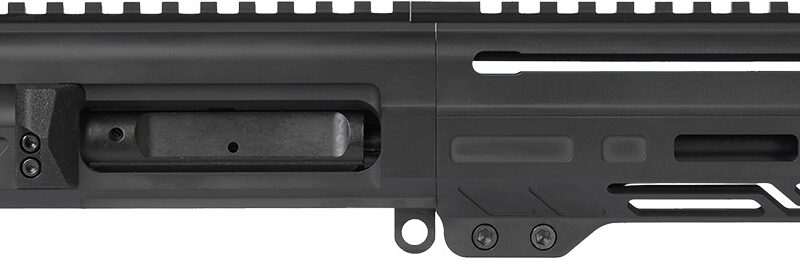 CMMG 57BA8AEAB Dissent MK4 5.7x28mm 6.50", Left Side Charging Handle, Armor Black, Zeroed Linear Comp, 4.60" M-LOK Handguard, Picatinny End Plate, Fits AR-Platform