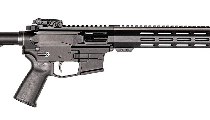 ArmaLite  M-15 PDW 9mm Luger 33+1 16", Black, Muzzle Brake, Magpul Furniture, STR Stock, MOE+ Grip, MBUS Sights (Glock Mag Compatible)