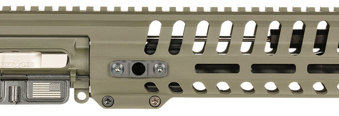 Patriot Ordnance Factory 01988 P415 Complete Upper (Piston Driven Adj. Gas Block) 5.56x45mm NATO 10.5", OD Green Anodized, 3-Port Muzzle Brake, 9" MMR M-LOK Handguard