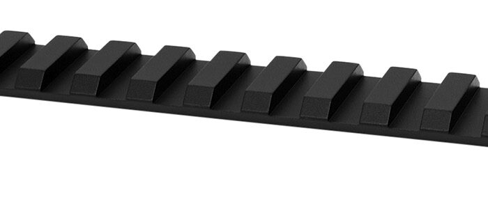 Warne V465M Vapor Picatinny Rail Black Anodized Fits Savage 110 Long Action, 0 MOA