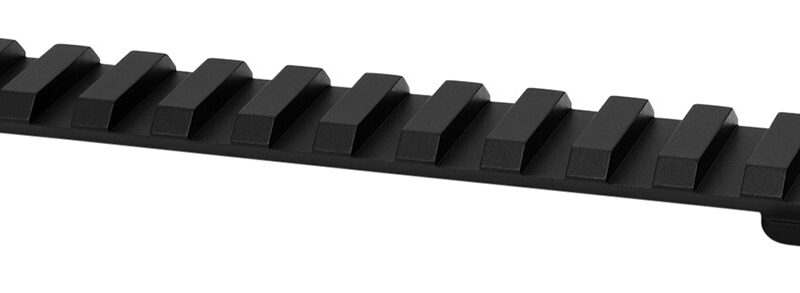 Warne V465M Vapor Picatinny Rail Black Anodized Fits Savage 110 Long Action, 0 MOA