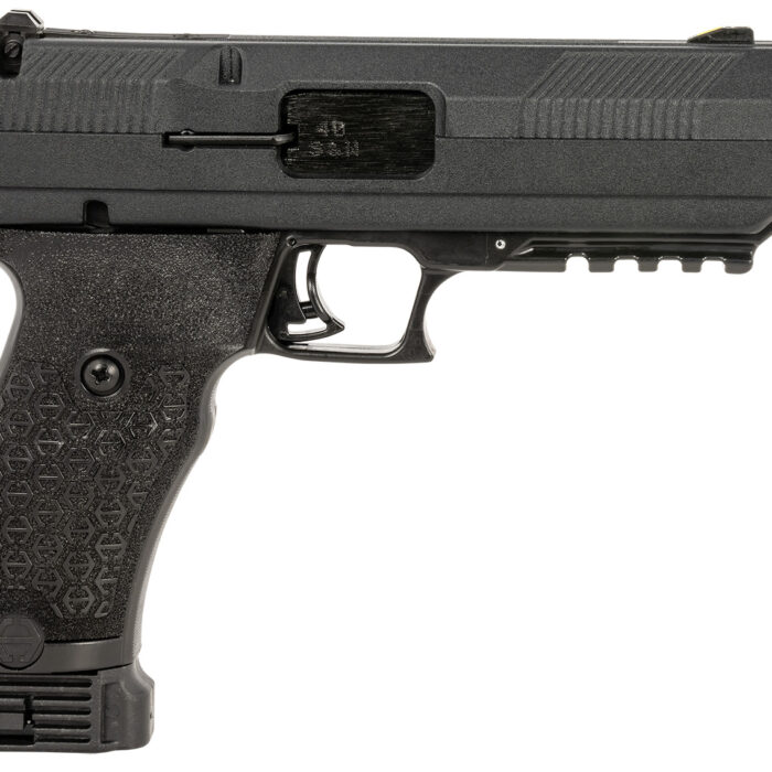 Hi-Point JCP40G2 JCP Gen2 40 S&W 10+1, 4.50" Black Steel Barrel, Black Powder Coated Serrated Steel Slide, Black Polymer Frame w/Picatinny Rail