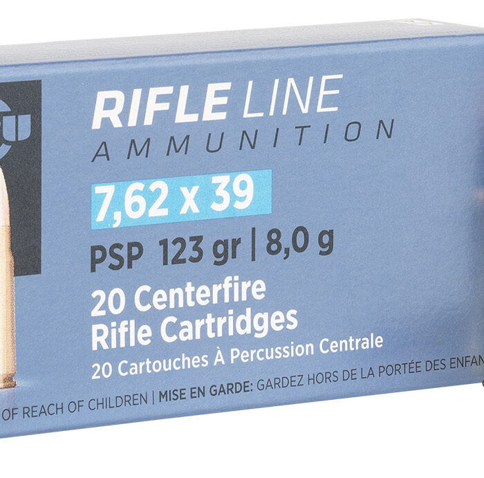 TR&Z PP739P Metric Rifle Rifle Line 7.62x39mm 123 gr Pointed Soft Point 20 Per Box/ 50 Case