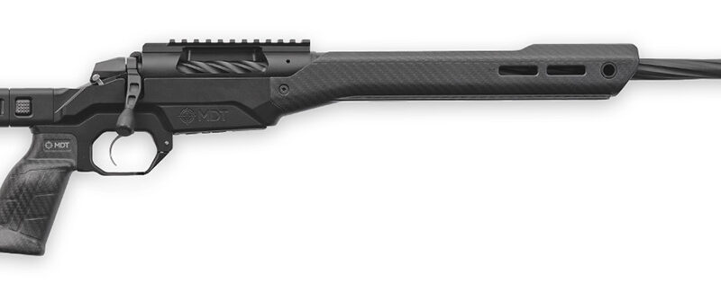 Weatherby 3WAMH7MMPR4B 307 Alpine MDT 7mm PRC 3+1 22" Graphite Black Cerakote Fluted Threaded Barrel & Picatinny Rail Steel Receiver, Arca Rail Forend, Black Carbon Fiber HNT26 MDT Chassis, Black Grip