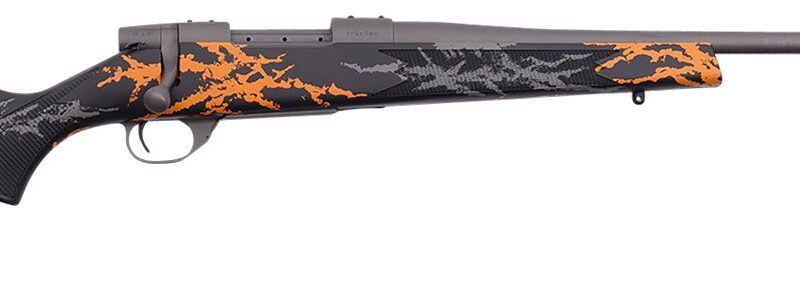 Weatherby VYH65CMR2B Vanguard Compact Hunter 6.5 Creedmoor 4+1 20", Tungsten Gray Barrel/Rec, Black w/Gray & Orange Sponge Accents Monte Carlo Stock, Accubrake Muzzle Brake
