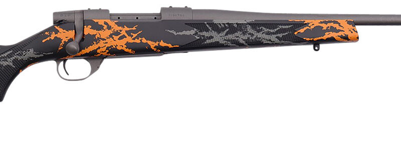 Weatherby VYH7M8RR2B Vanguard Compact Hunter 7mm-08 Rem 5+1 20", Tungsten Gray Barrel/Rec, Black w/Gray & Orange Sponge Accents Monte Carlo Stock, Accubrake Muzzle Brake