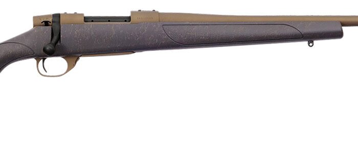 Weatherby VWB222RR4T Vanguard Weatherguard 22-250 Rem 5+1 24" Threaded, Burnt Bronze Barrel/Rec, Black with Bronze Webbing Monte Carlo Stock