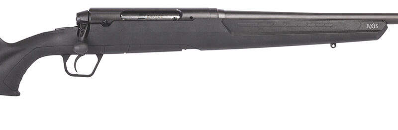 Savage Arms 58121 Axis  Full Size 400 Legend 4+1 20" Matte Black Heavy Sporter Barrel, Matte Black Carbon Steel Receiver Drilled & Tapped, Matte Black Fixed Synthetic Stock, Right Hand